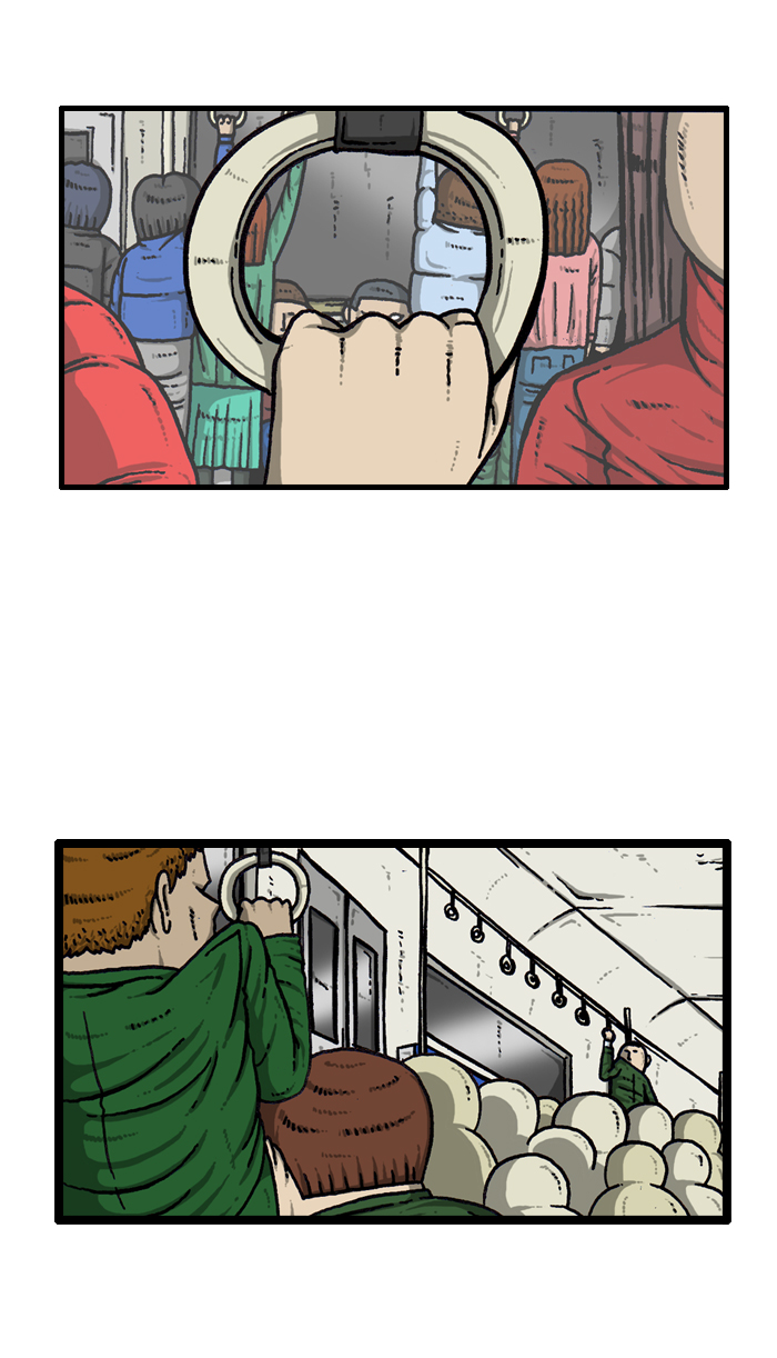 最快更新的心灵的声音漫画,[第910话] 沉默的地铁3图