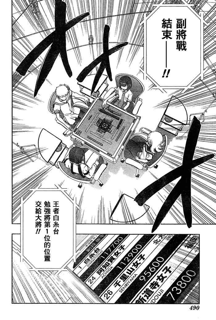 天才麻将少女阿知贺篇漫画,第17话1图