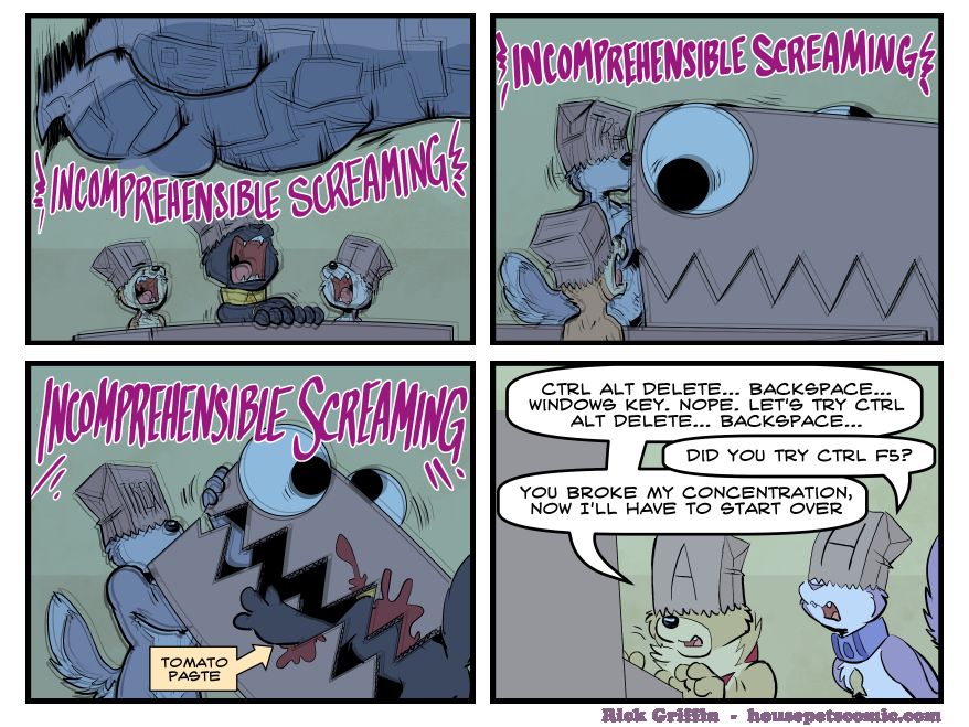 Housepets!漫画,第1696话1图