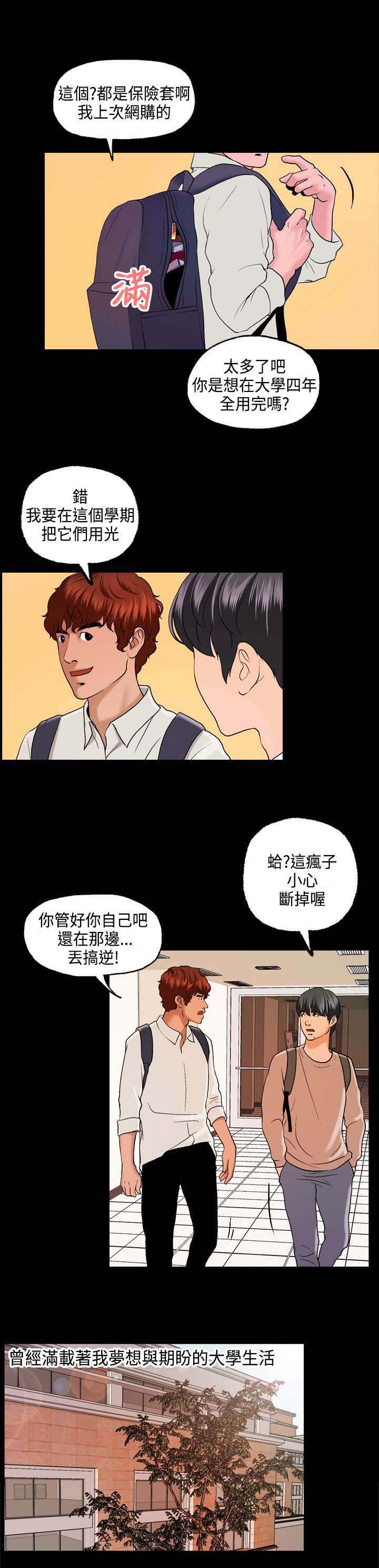 宿舍怪谈女生宿舍漫画,第1章：大学生活5图