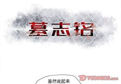 墓志铭范文精选现代文漫画,第13话2图