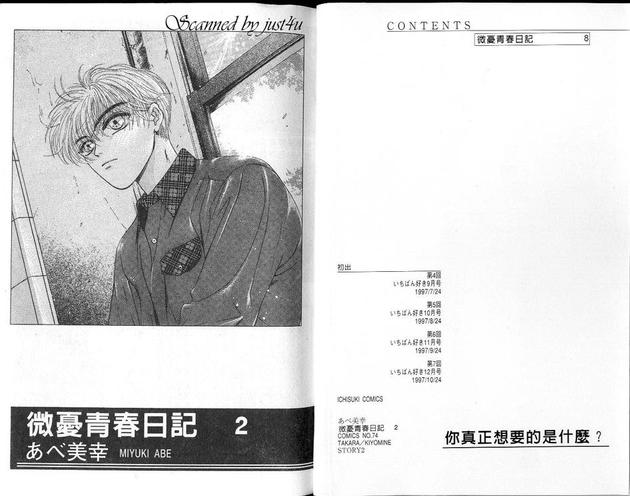 微忧青春日记类似的小说漫画,第2卷3图