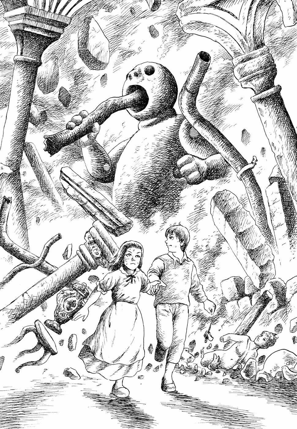 诸星大二郎短篇漫画,G的日记3图