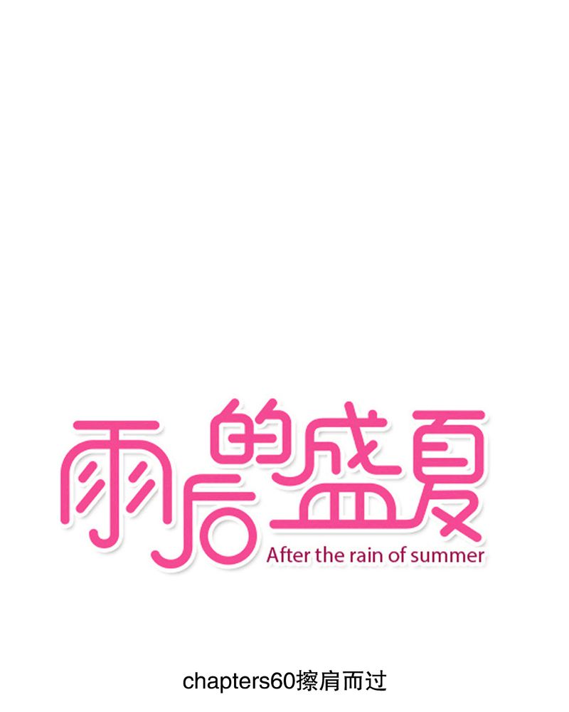 雨后的故事完整版在线看漫画,第60章：擦肩而过1图