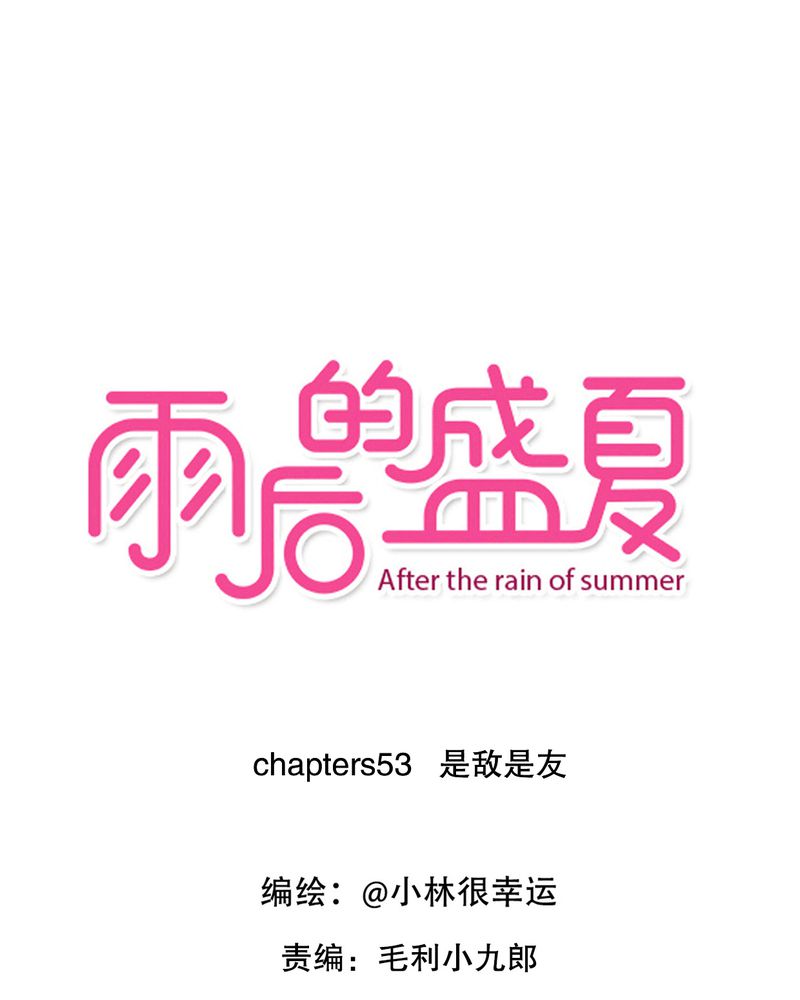 雨后的天空会有一道彩虹是什么歌漫画,第53章：是敌是友1图