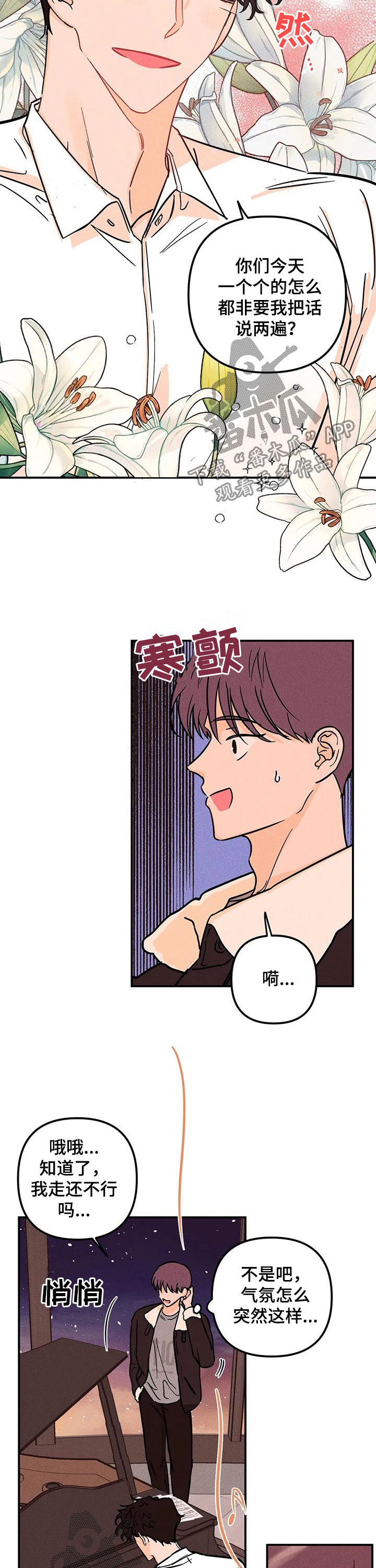 爱的赞歌轻音乐漫画,第25章：好气4图