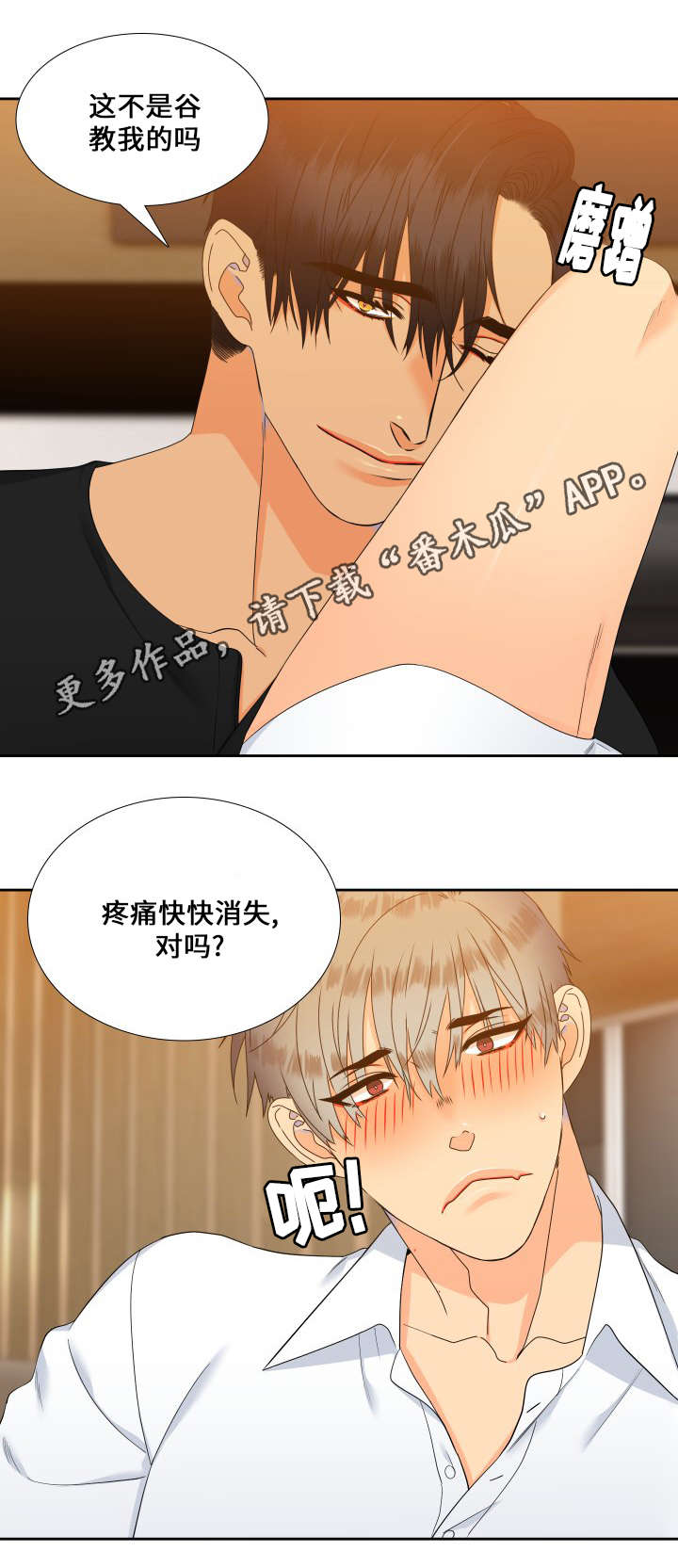 狼的香气原文漫画,第87章：是我就好了2图