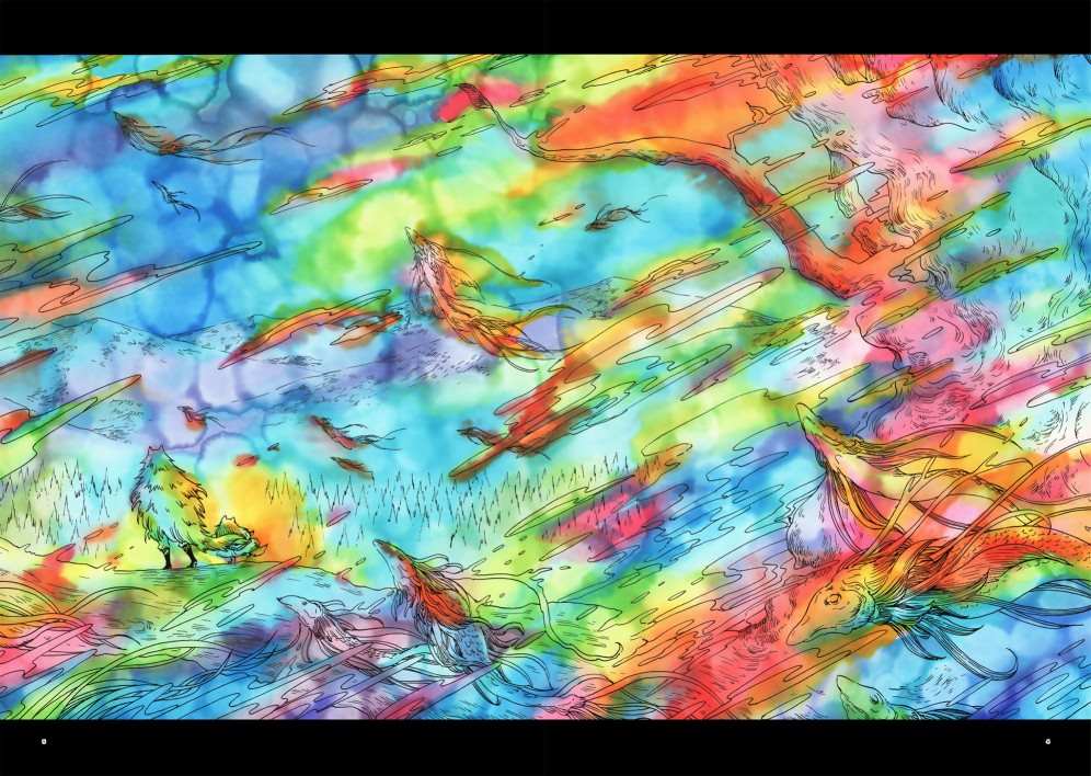 小红帽狼外婆故事漫画,月下遗言15图