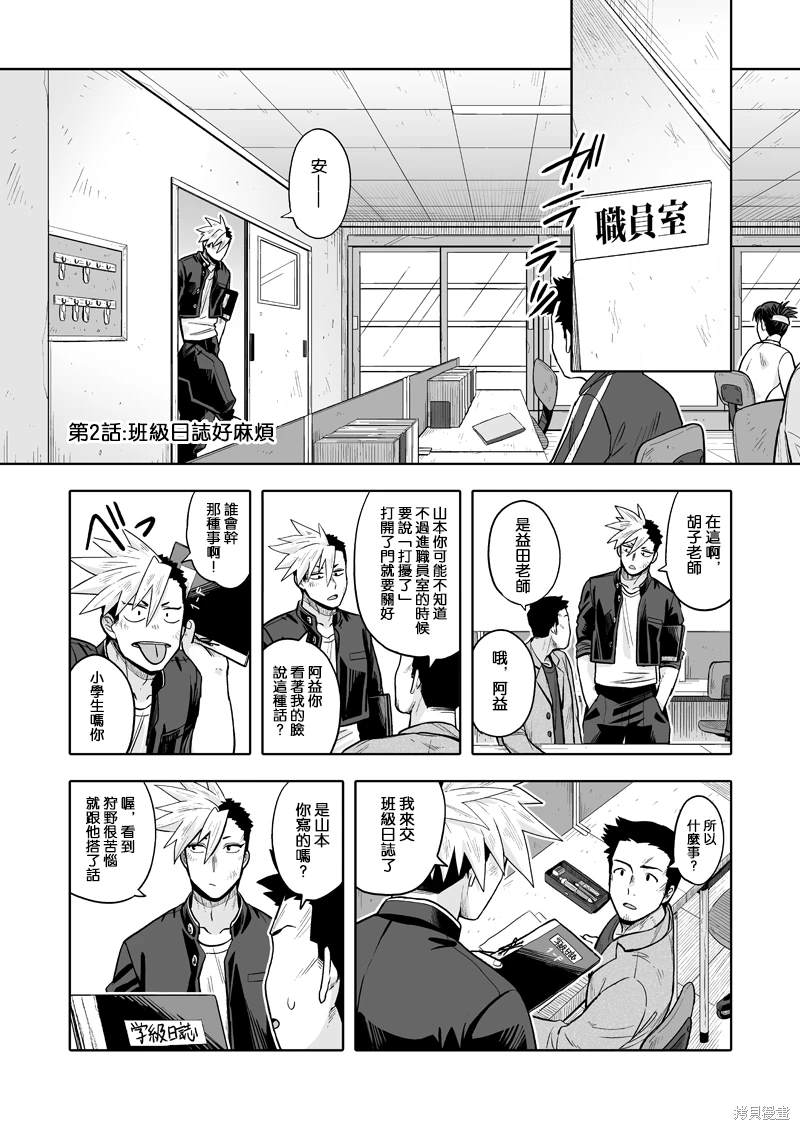 我可是想跟狩野做朋友漫画,第2话1图
