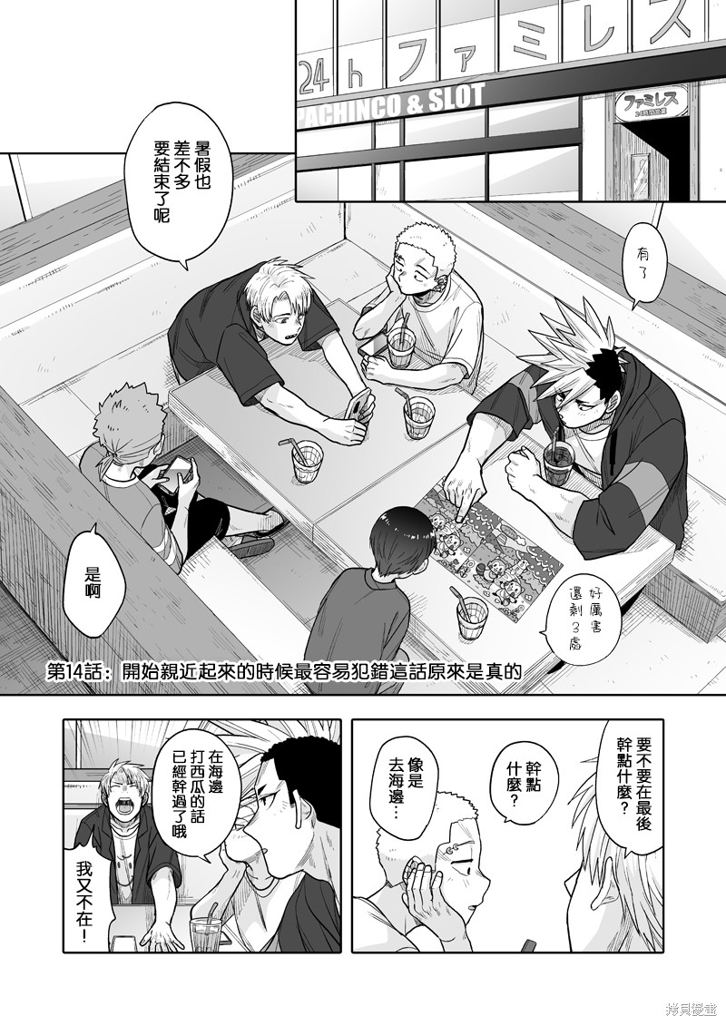 我可是想跟狩野做朋友漫画,第14话1图