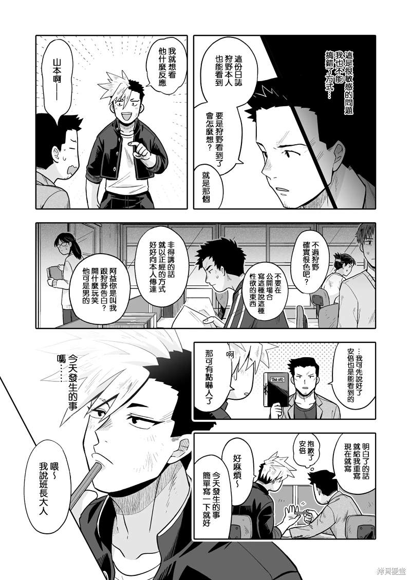 我可是想跟狩野做朋友漫画,第2话4图