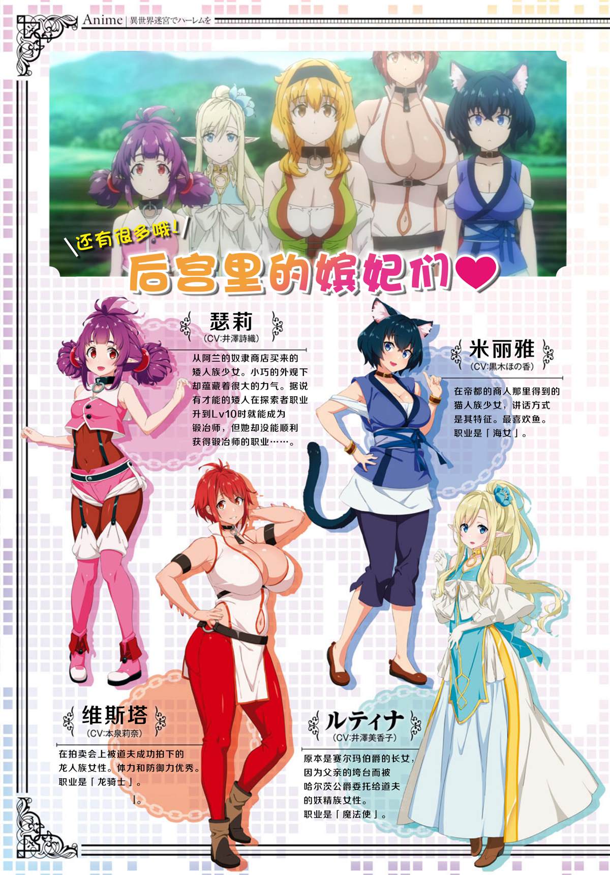 在异世界迷宫开后宫类似的番漫画,第64话2图