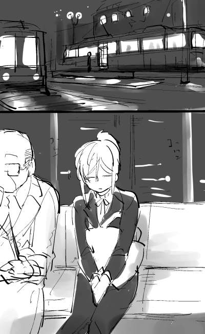 杀爱免费在线观看漫画,短篇10 电车痴汉1图