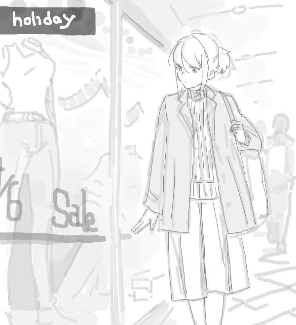 沙爱民 长安大学漫画,短篇05 逛街1图