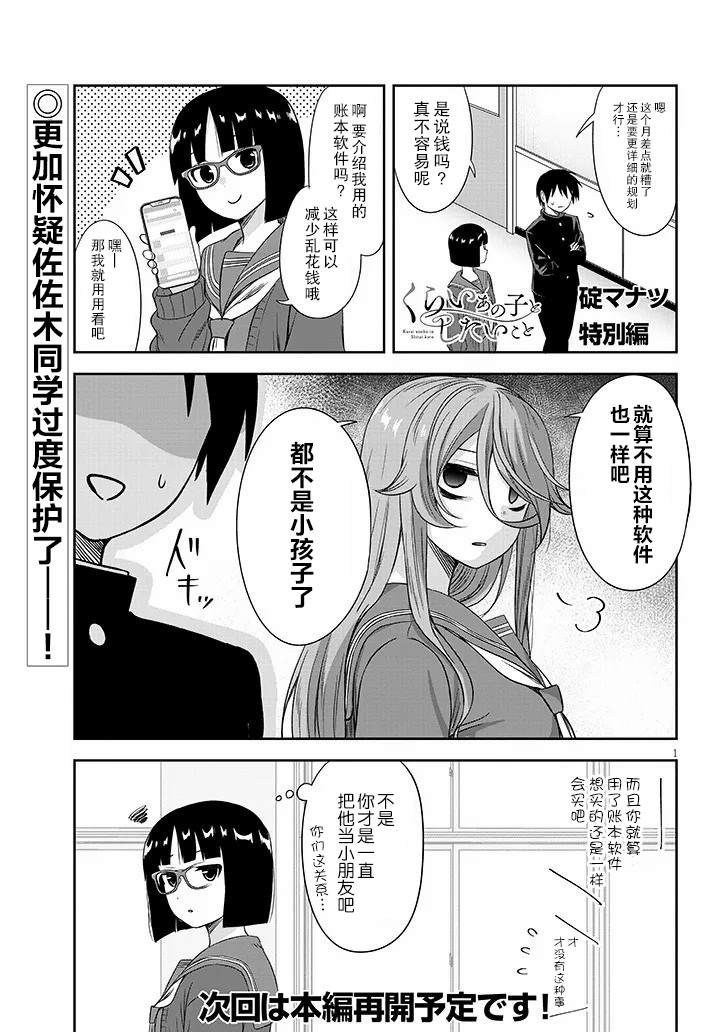 想与阴暗的她一起做的事漫画,特别篇151图