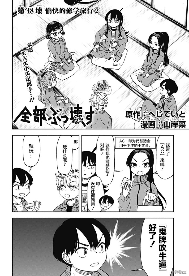 全部破坏日语漫画,第48话 愉快的修学旅行22图
