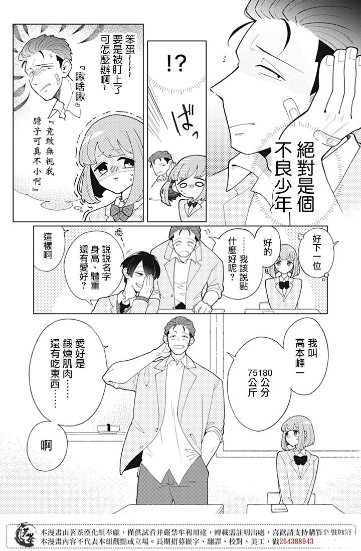 令人意外的同桌漫画,第1话5图