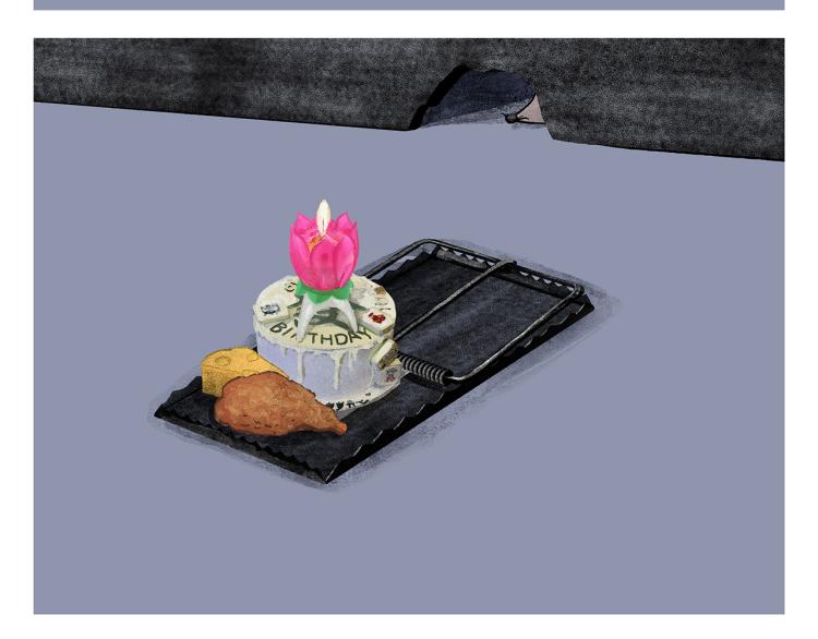 绘心一笑漫画,第347话 八戒的慢听病1图