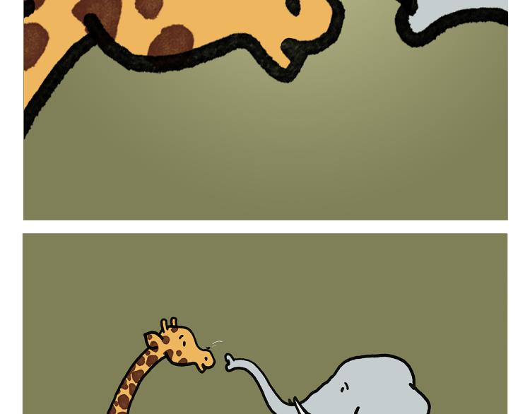 绘心一笑漫画,第340话 猴类高质量男性5图