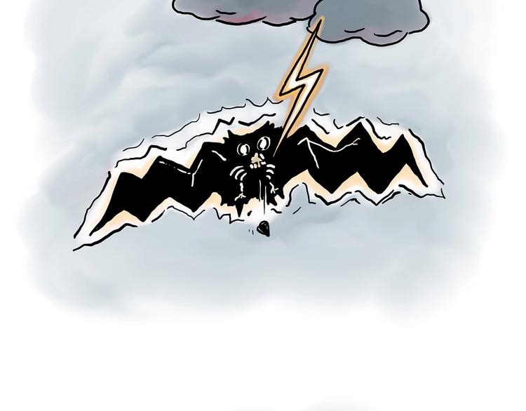 绘心一笑漫画,鸡打台球1图