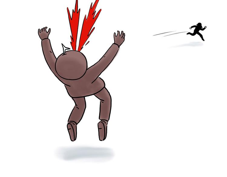 绘心一笑漫画,猥琐蚊子5图