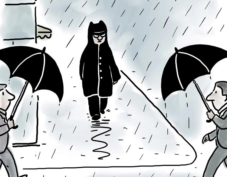 绘心一笑漫画,挤地铁1图