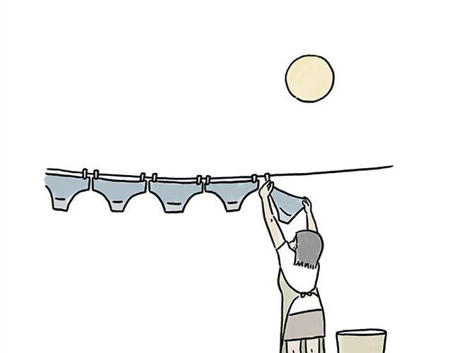 绘心一笑漫画,师徒赏月1图