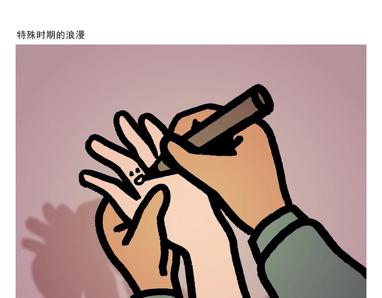 绘心一笑漫画,第261话 特殊时期的浪漫1图