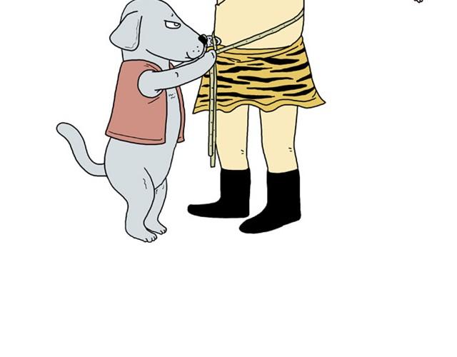 绘心一笑漫画,卖糕的师傅1图