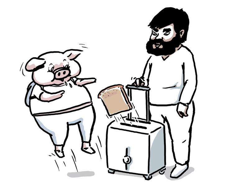 绘心一笑漫画,“谈”僧4图