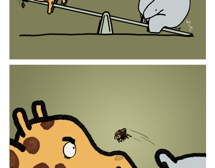 绘心一笑漫画,第340话 猴类高质量男性4图