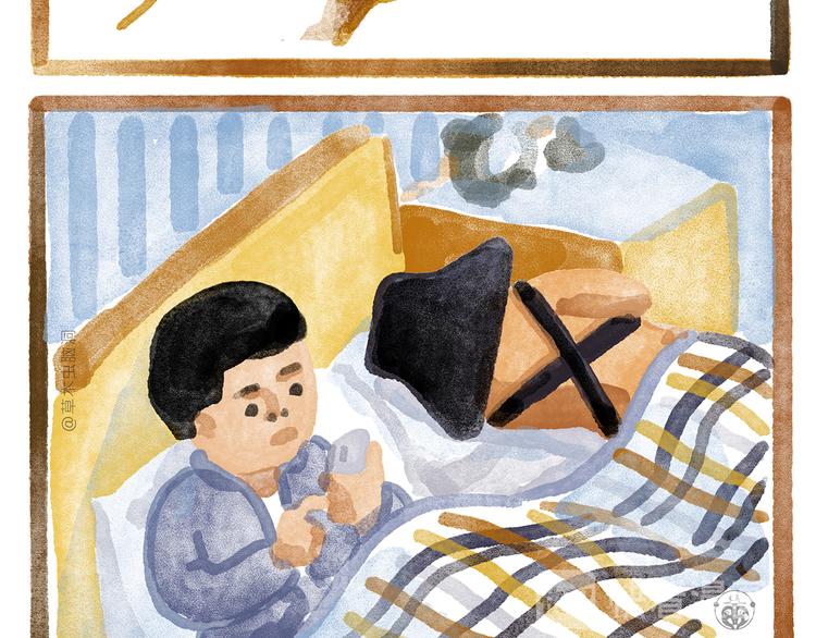 绘心一笑漫画,第290话 乌鸦嘴喝水1图