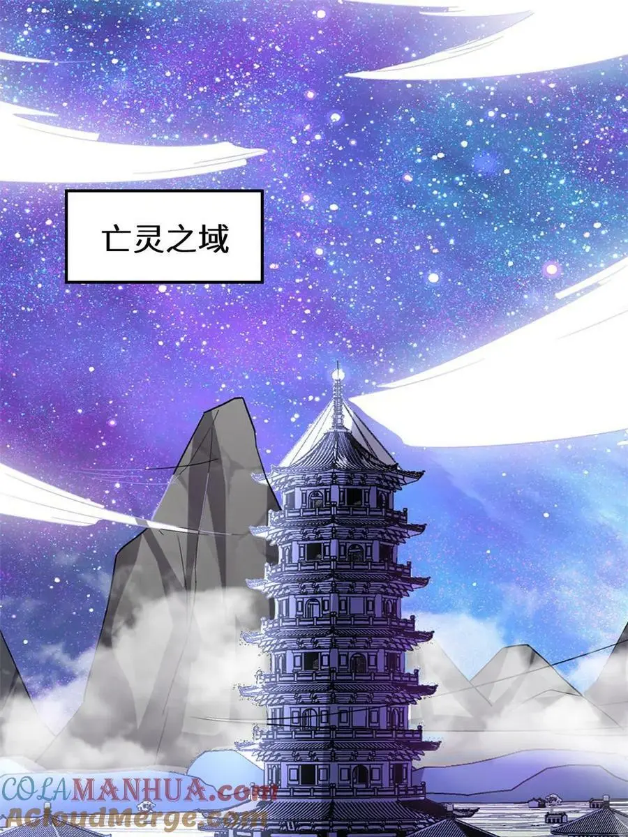 我修的可能是假仙第2集漫画,310 亡灵之域3图