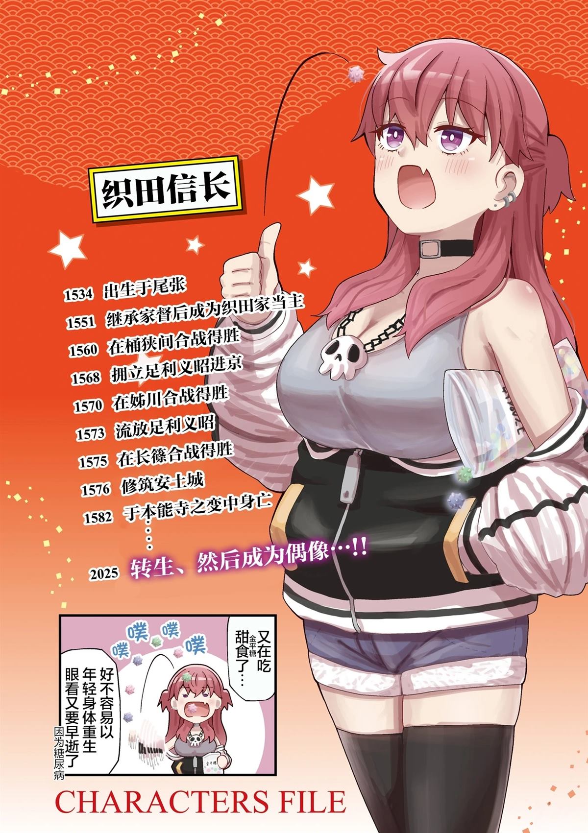 偶像信长☆少女漫画,第1话4图