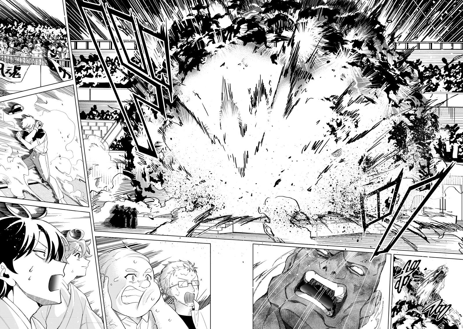 一脸平静地谈论著不得了的话题的辣妹——私立超能力高校的日常漫画,第36话2图