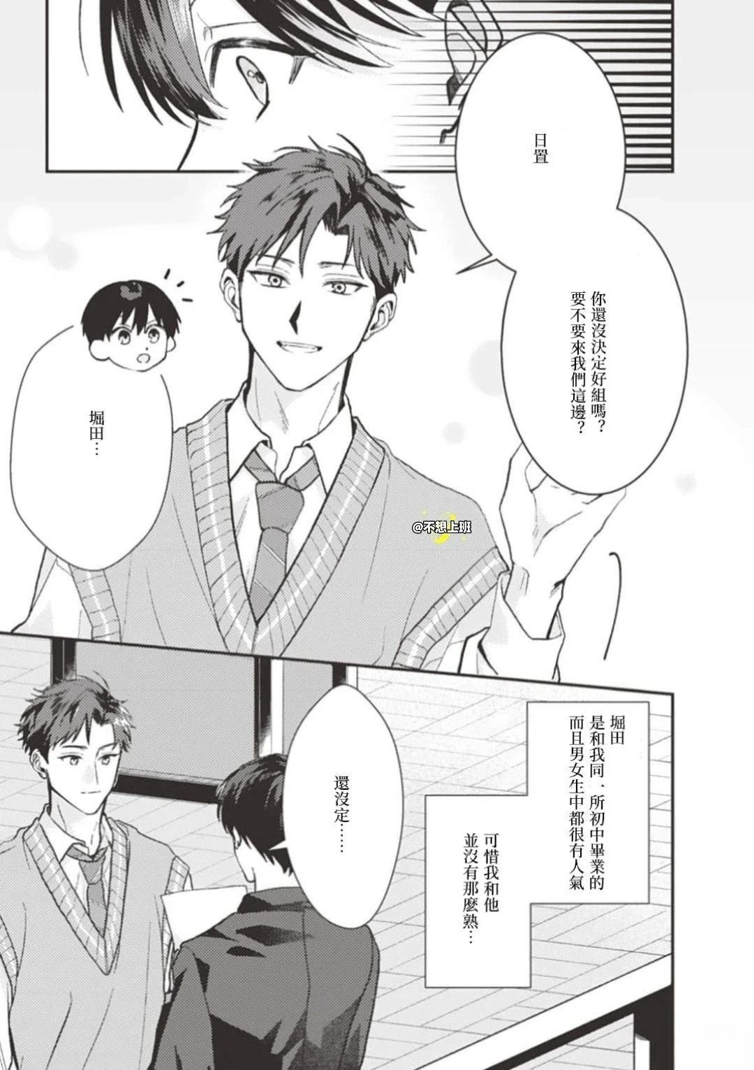 修学旅行被分到了不熟的组漫画,第1话5图