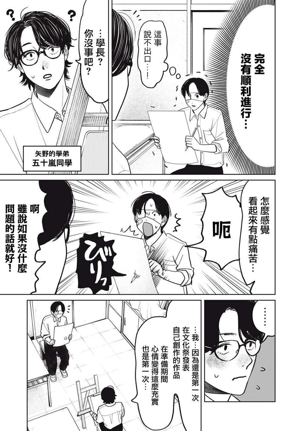 矢野同学观察日记漫画,第95话1图